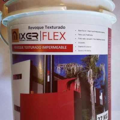 MIXERFLEX REVOQUE TEXTURADO X27KG